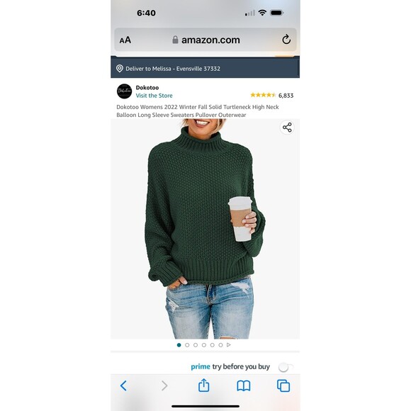 Amazon tik tok inspired viral SWEATER - Picture 6 of 9